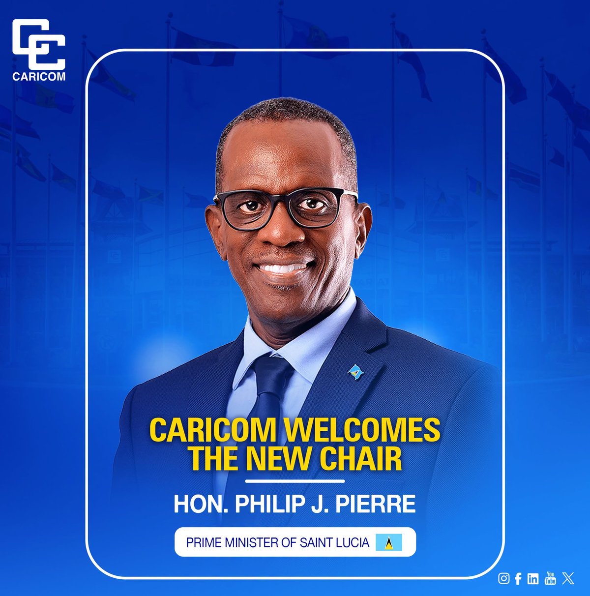 Saint Lucia's Pierre Assumes CARICOM Chair, Vows to Bring Integration Closer to Citizens