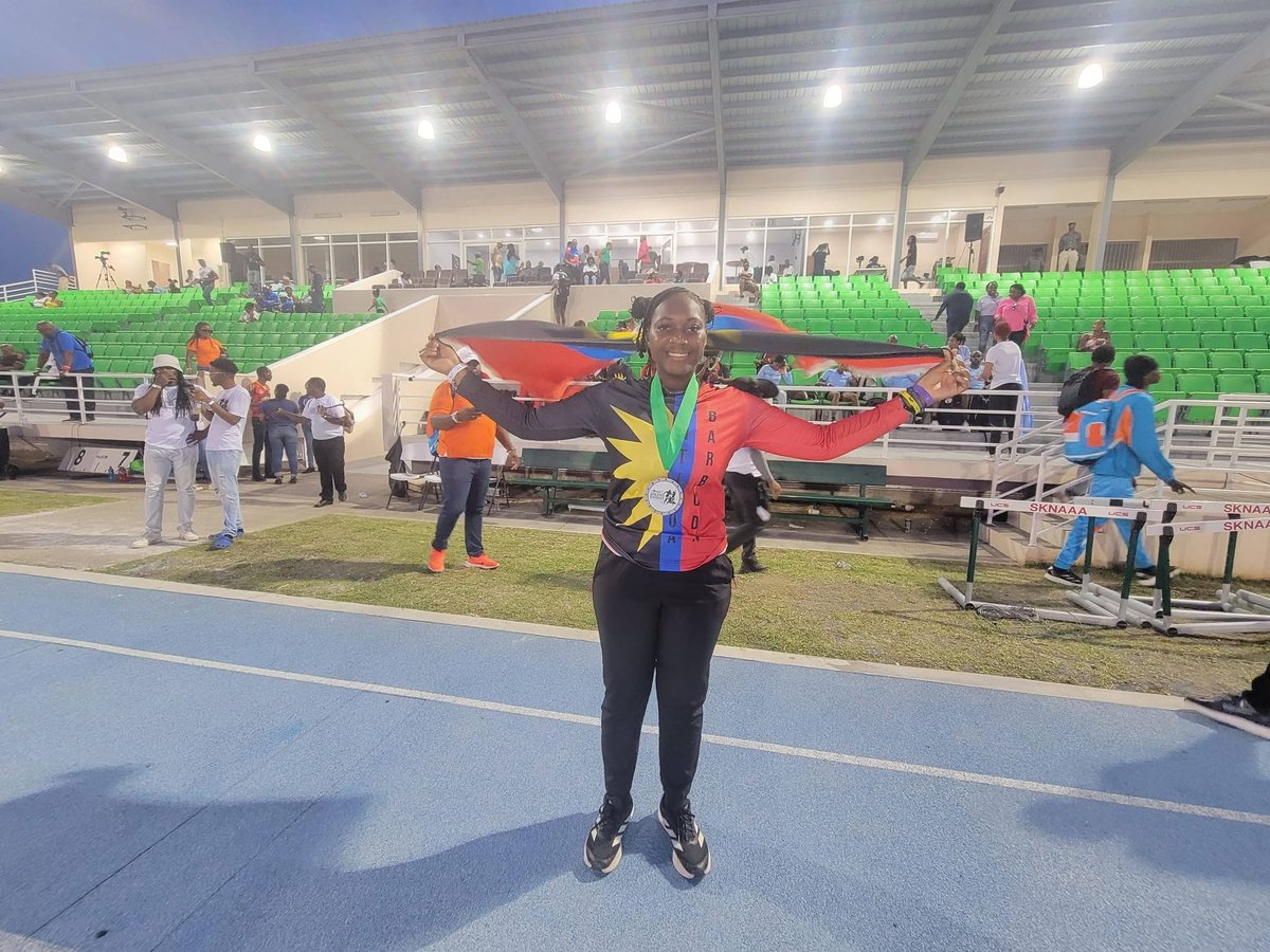 Zonique Charles Wins Javelin Silver, Shatters Antigua and Barbuda National Record