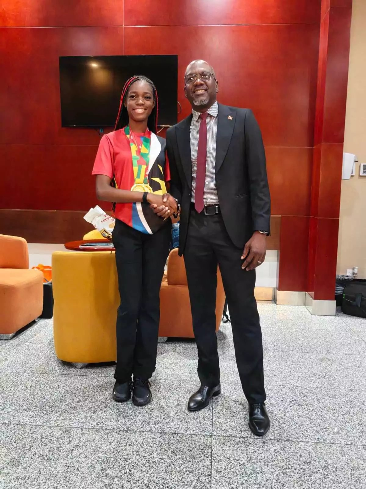 Team Antigua and Barbuda Returns Home Following CARIFTA Games in Grenada