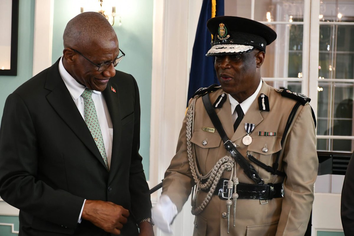 Commissioner Jeffers Receives King's Police Medal for Distinguished Service