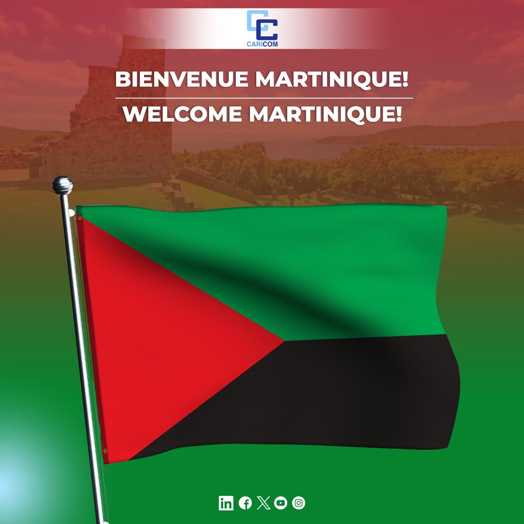 Martinique Officially Joins CARICOM as Associate Member