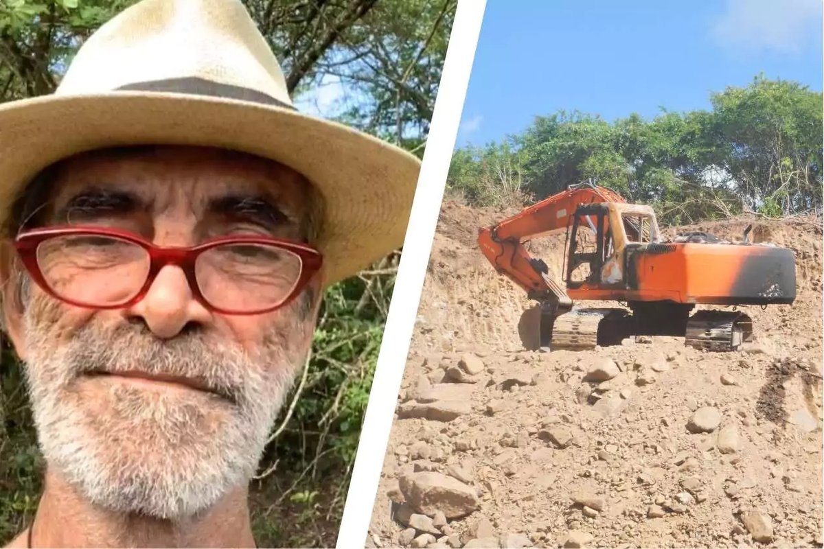 Environmental Activist Questioned by Police After Excavator Fire in John Hughes