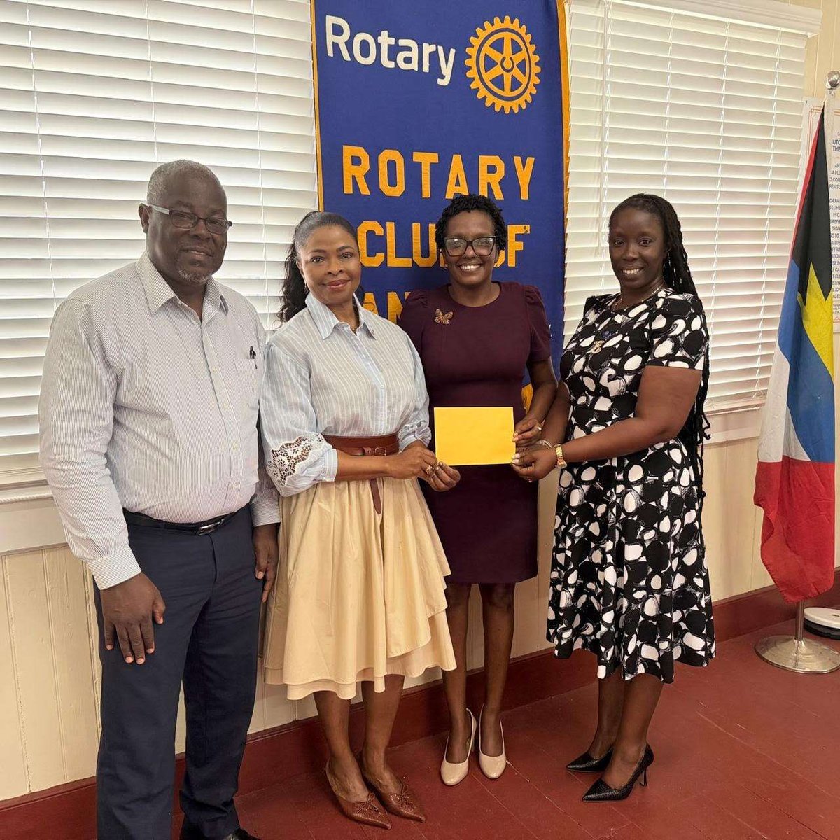 Rotary Club of Antigua Donates EC$10,000 to UWI Five Islands Scholarship Fund