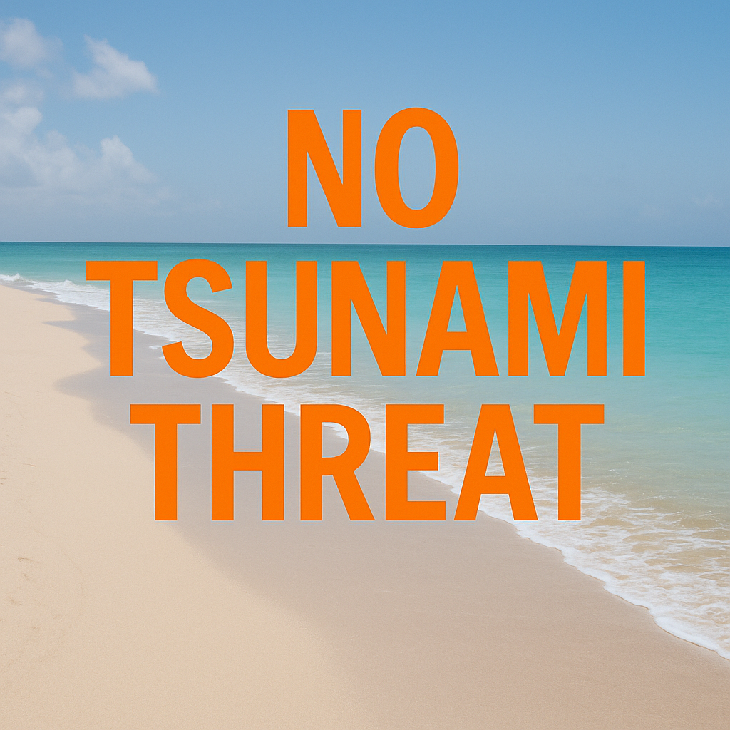 No Tsunami Threat to Antigua After 6.7-Magnitude Atlantic Earthquake, Met Service Confirms