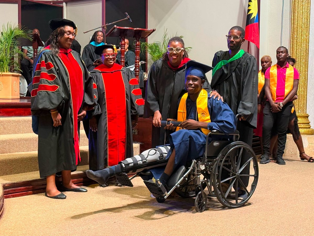 Education Minister Hails Cyclist Tahjé Browne's ABCAS Graduation After Near-Fatal Accident