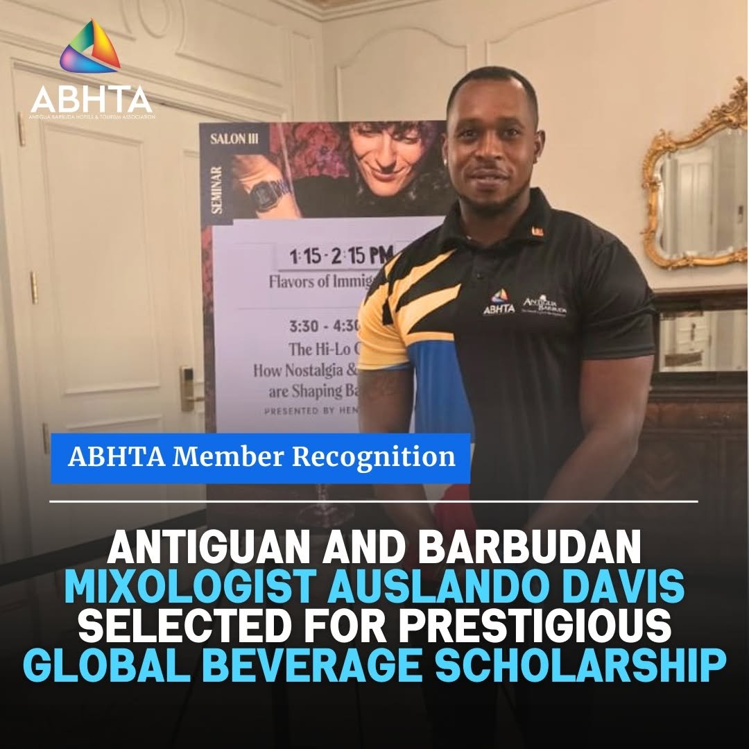 Antiguan Hospitality Professional Wins Global Beverage Scholarship