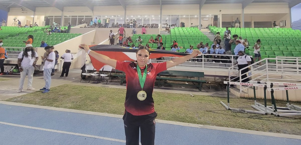 Dowdye Shatters OECS Record to Claim Women's 200m Gold for Antigua and Barbuda