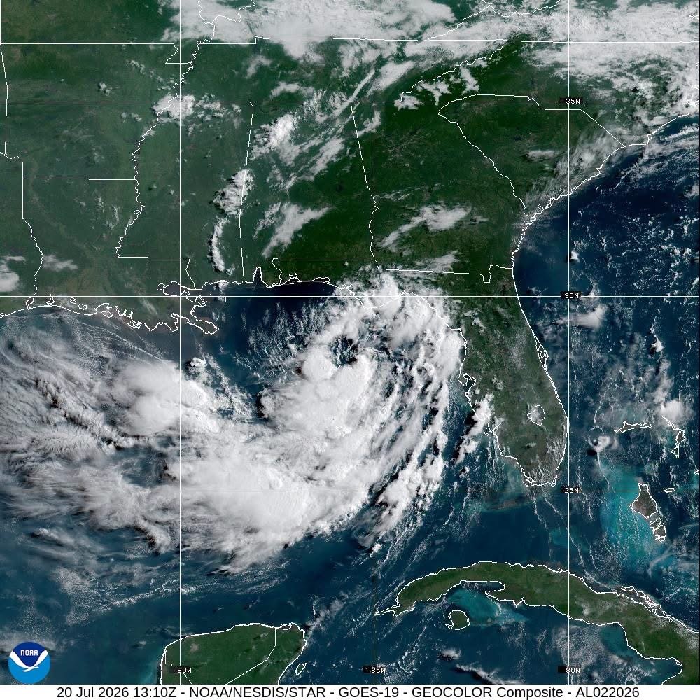 Tropical Depression Two Nears Gulf Coast, Expected to Become Tropical Storm Today