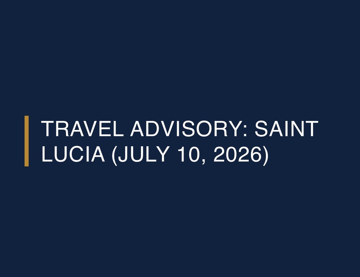 US Raises Saint Lucia Travel Warning Over Armed Robberies, Assaults and Rapes