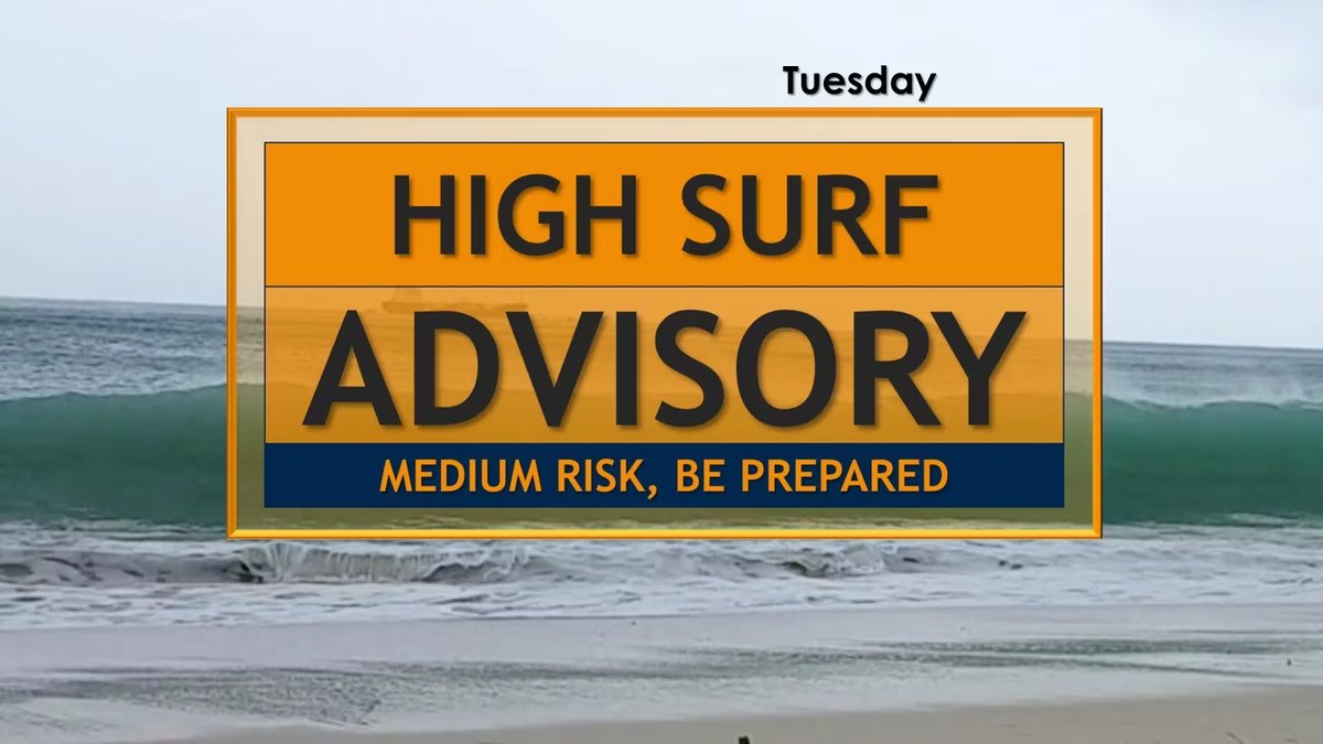 High Surf Advisory in Effect for Antigua Through Sunday as Dangerous Waves Approach
