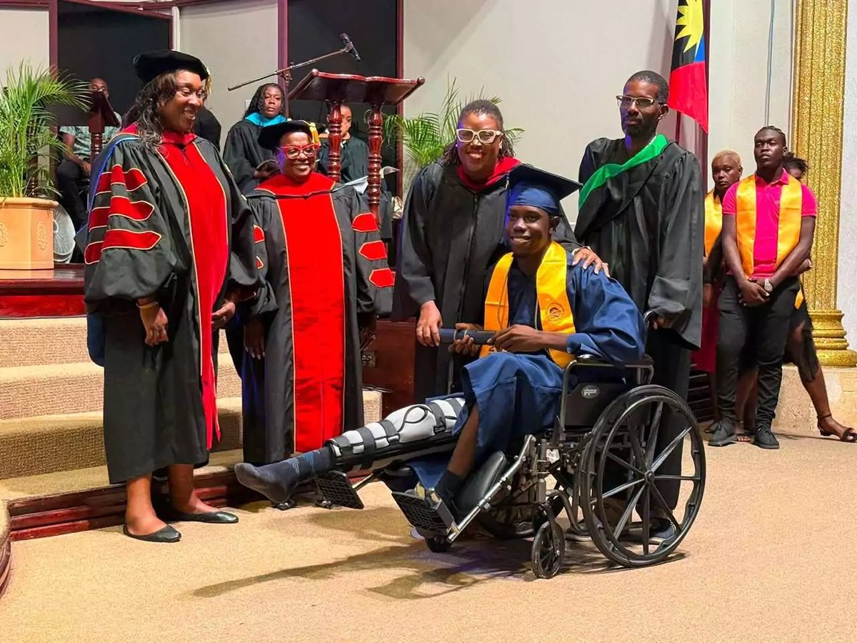 National Cyclist Tahjé Browne Graduates as Recovery Continues After Highway Crash