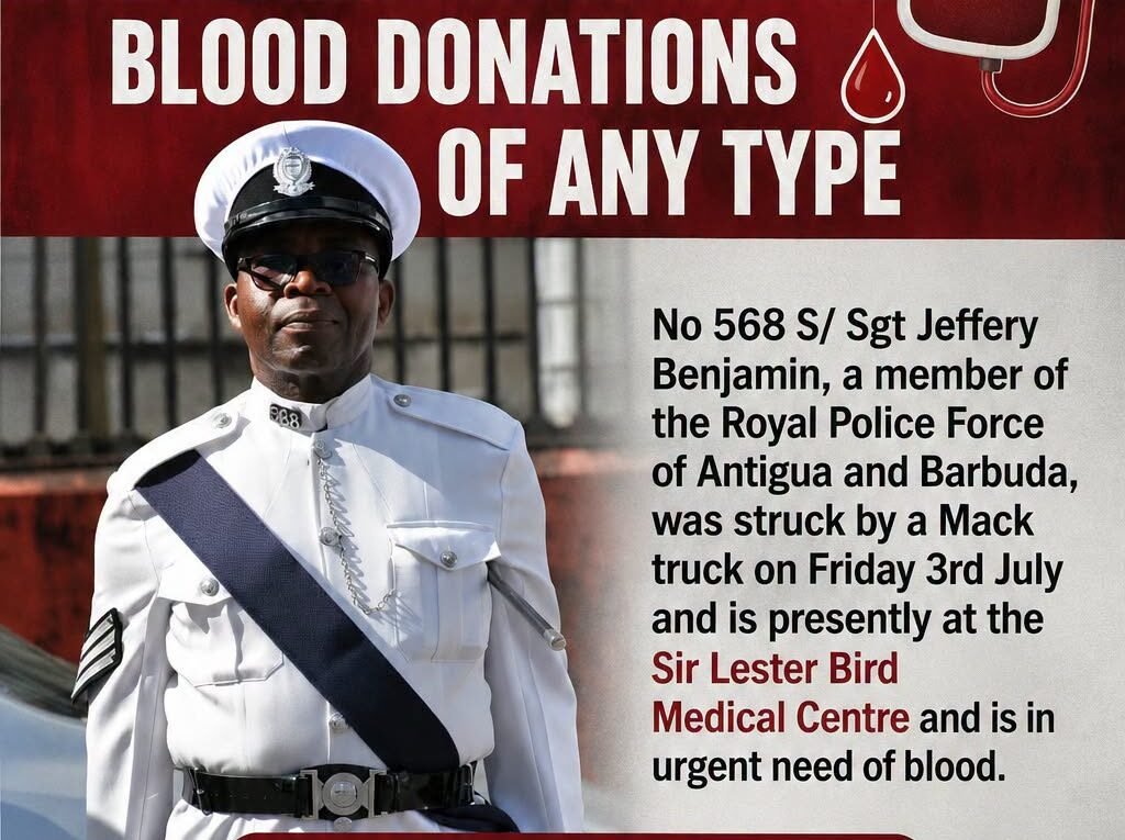 Royal Police Force Appeals for Blood Donations for Injured Sergeant