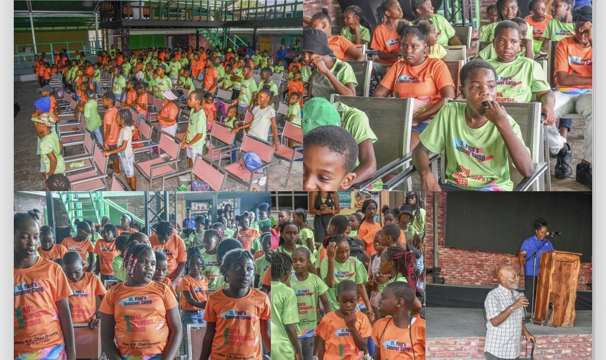 Over 200 Children Join Hon. E.P. Chet Greene Summer Camp for Skills and Recreation