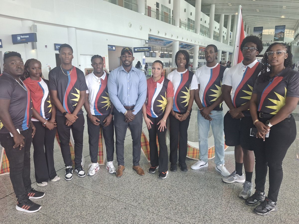 Sports Minister Sends Team Antigua and Barbuda Off to NACAC Championships in Mexico