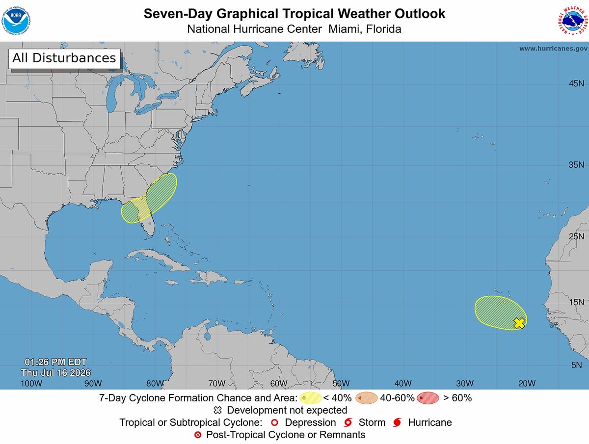NHC Monitors Atlantic Tropical Wave Posing No Threat to Antigua and Barbuda