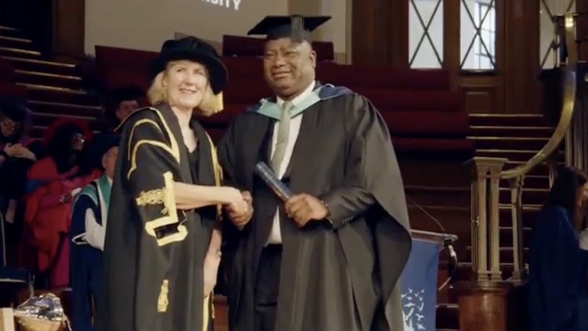 ABWU Deputy General Secretary Chester Hughes Earns Law Degree from UK University
