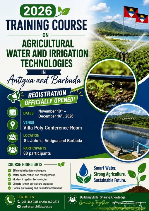 Ministry Opens Registration for 2026 Agricultural Water and Irrigation Training